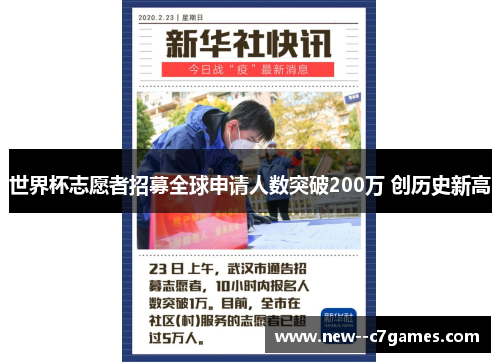 世界杯志愿者招募全球申请人数突破200万 创历史新高 世界杯志愿者招募全球申请人数突破200万 创历史新高